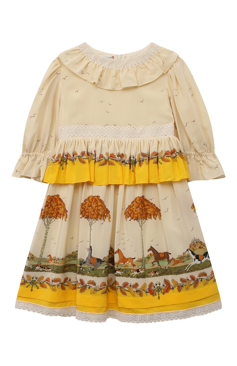 Шелковое платье GUCCI, арт. 590555 ZADAO, фото 1