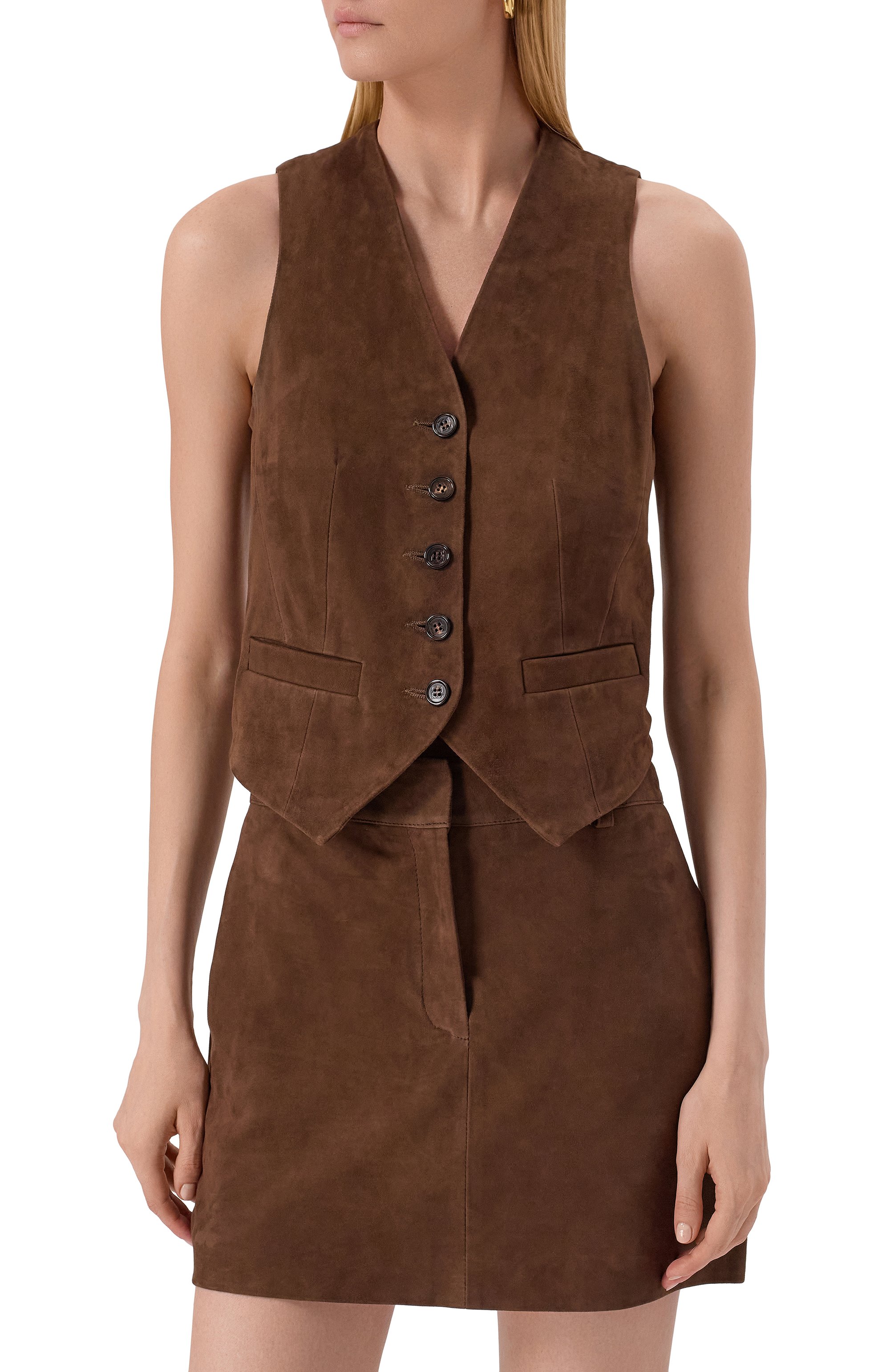 Замшевый жилет GIUSEPPE DI MORABITO, арт. 05FWWD283P 05366, фото 3