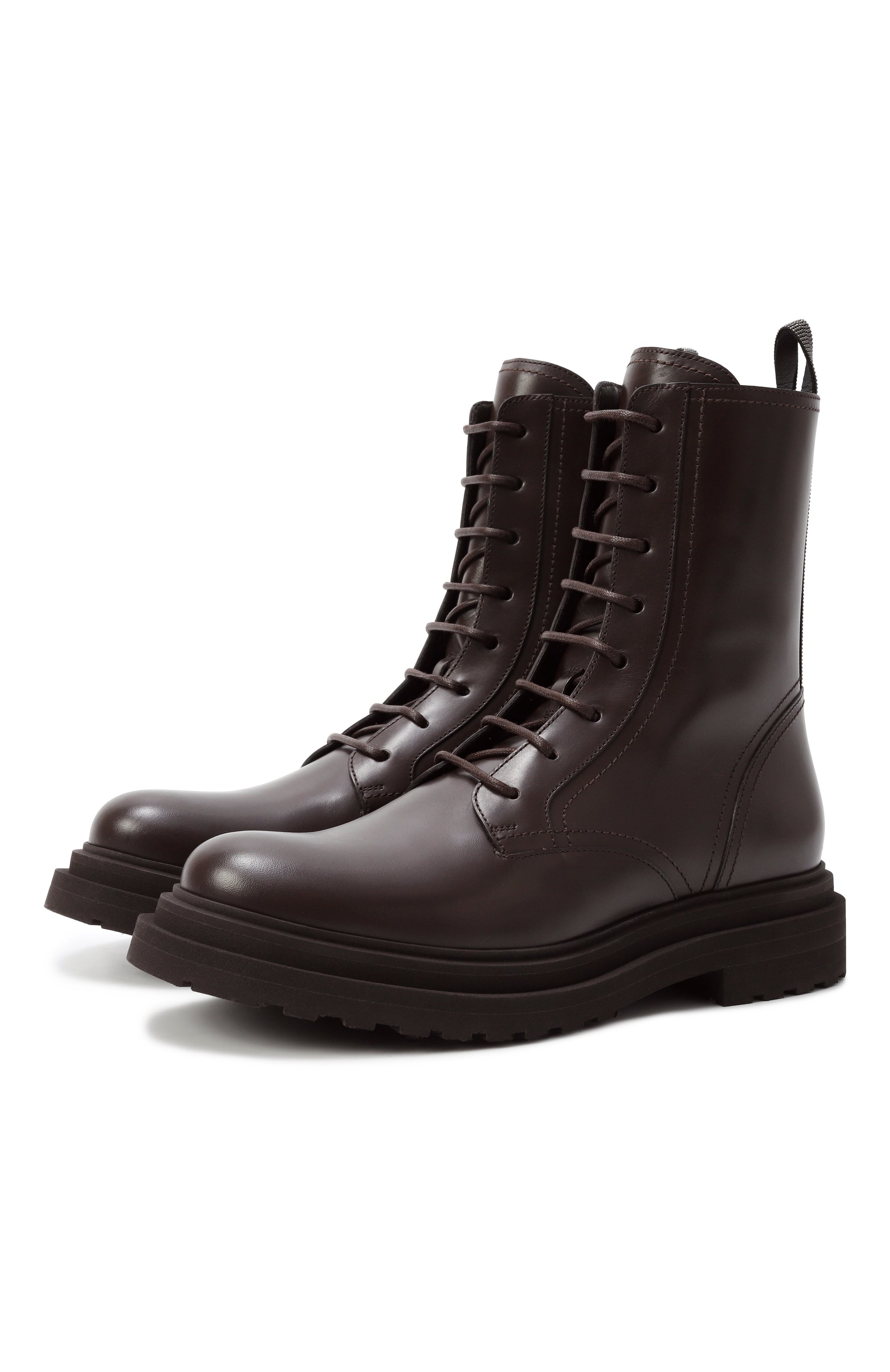 Кожаные ботинки BRUNELLO CUCINELLI, арт. MZ0LG3036P, фото 1