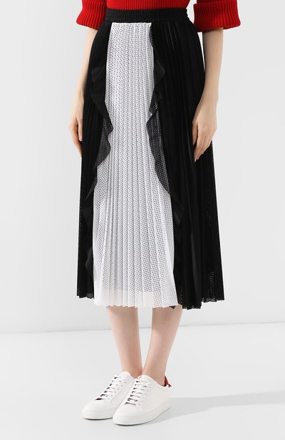 Юбка REDVALENTINO черно-белого цвета по цене 67550 руб., арт. SR3MD00Q/4D5, фото 3 Юбка REDVALENTINO, арт. SR3MD00Q/4D5, фото 3