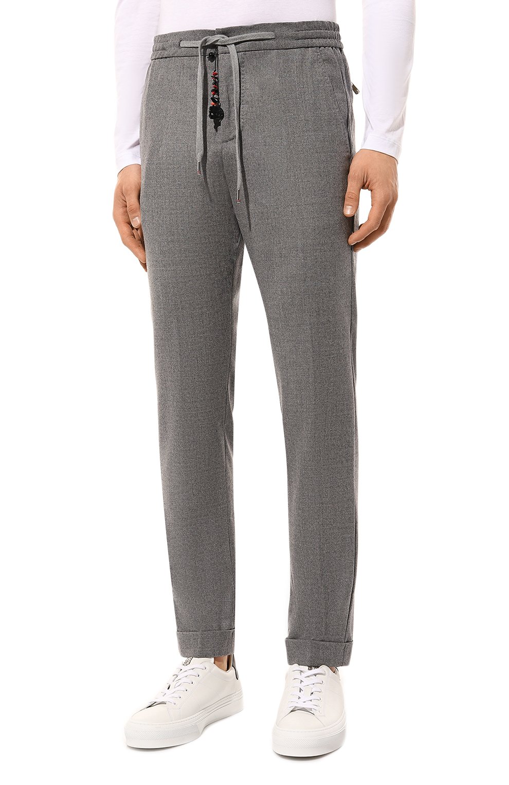 Шерстяные брюки MARCO PESCAROLO серого цвета по цене 56200 руб., арт. CARACCI0L0/5015, фото 3 Шерстяные брюки MARCO PESCAROLO, арт. CARACCI0L0/5015, фото 3