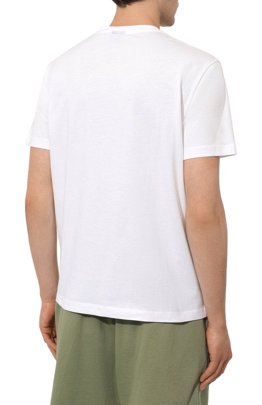 Хлопковая футболка Paul&Shark 12311633 Белый  12311633 Фото 4