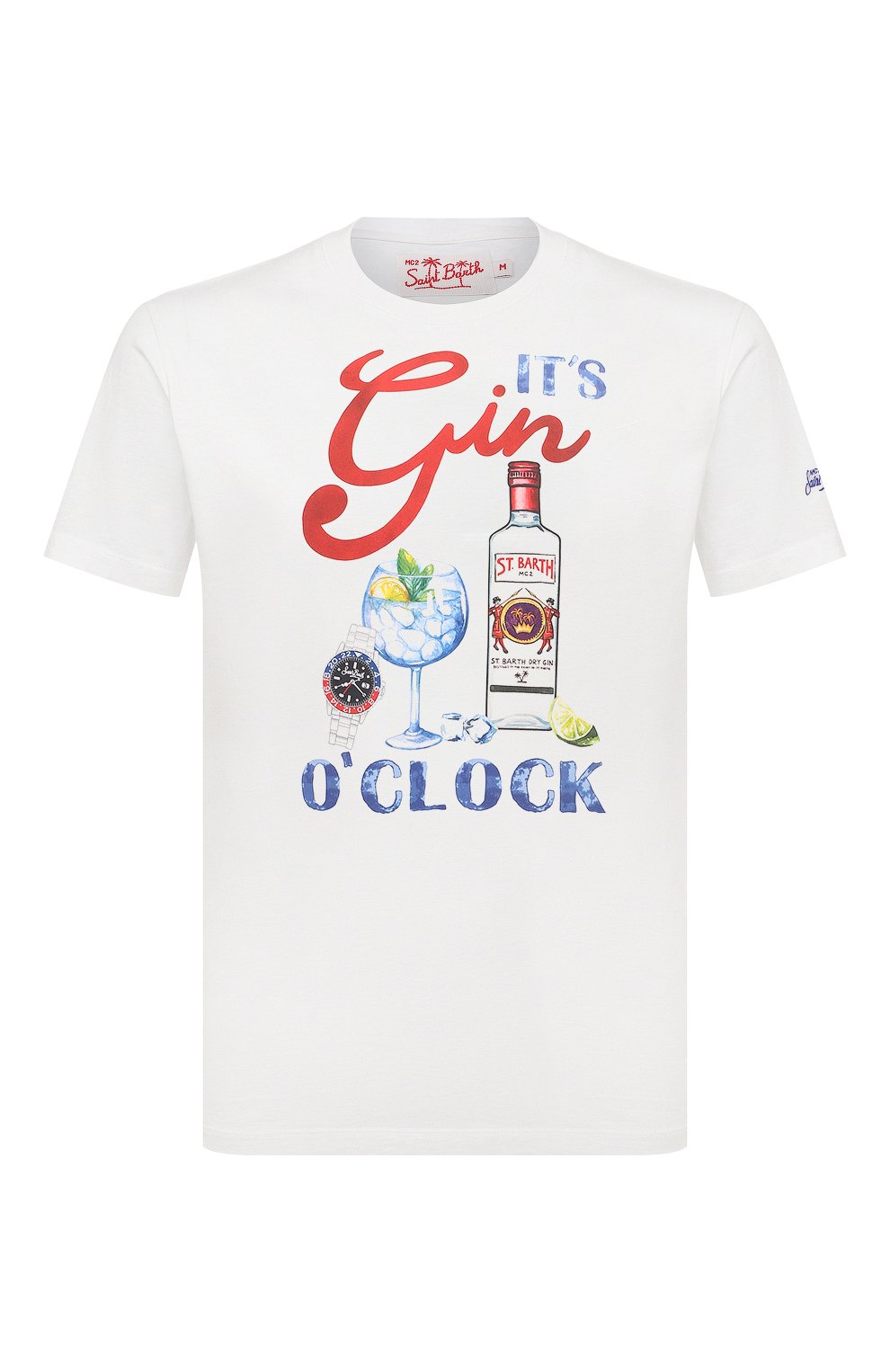 Хлопковая футболка MC2 SAINT BARTH, арт. STBM TSHIRT MAN/TSHM001/02203B, фото 1