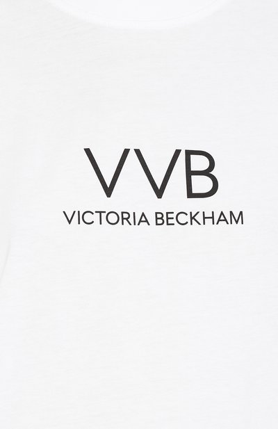 Хлопковая футболка VICTORIA, VICTORIA BECKHAM, арт. 2220JTS001411A, фото 5