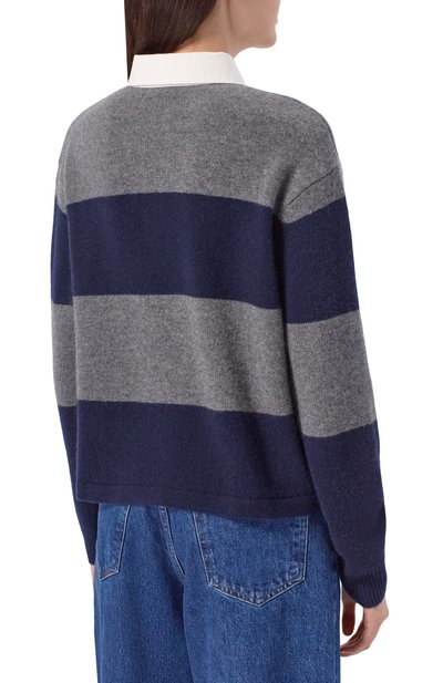 Поло из кашемира и шерсти SPORTY AND RICH, арт. WS08062300GY23, фото 4