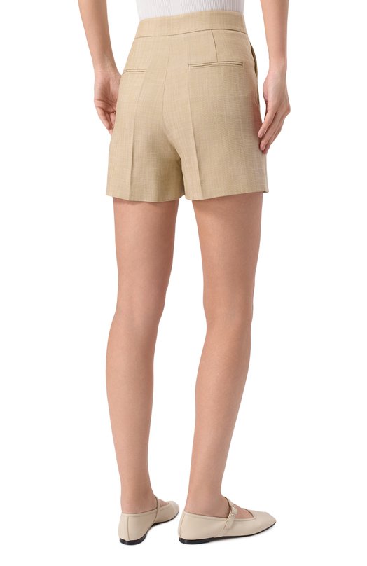 Шорты из вискозы Pinko 104702/A2EJ Бежевый  104702/A2EJ Фото 4