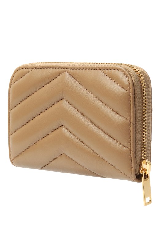 Кожаное портмоне Cassandre Saint Laurent 804479/AAA44 Бежевый  804479/AAA44 Фото 2