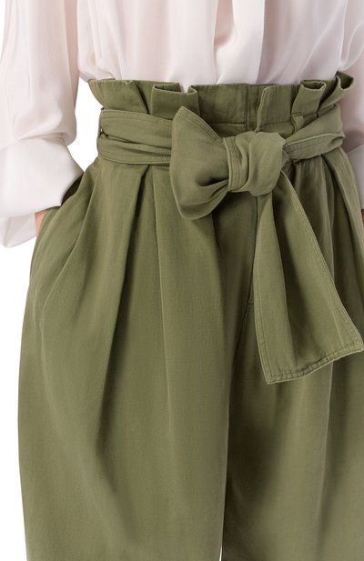 Брюки из хлопка и льна BALMAIN, арт. GF0PQ285/CG64, фото 5