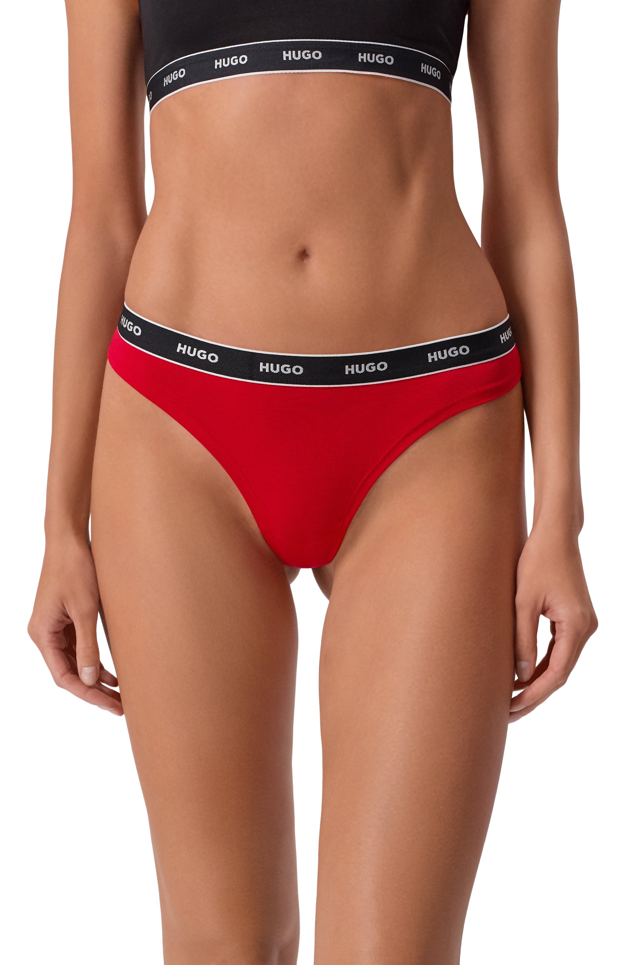 Комплект из трех трусов-стрингов HUGO, арт. 50545680, фото 6