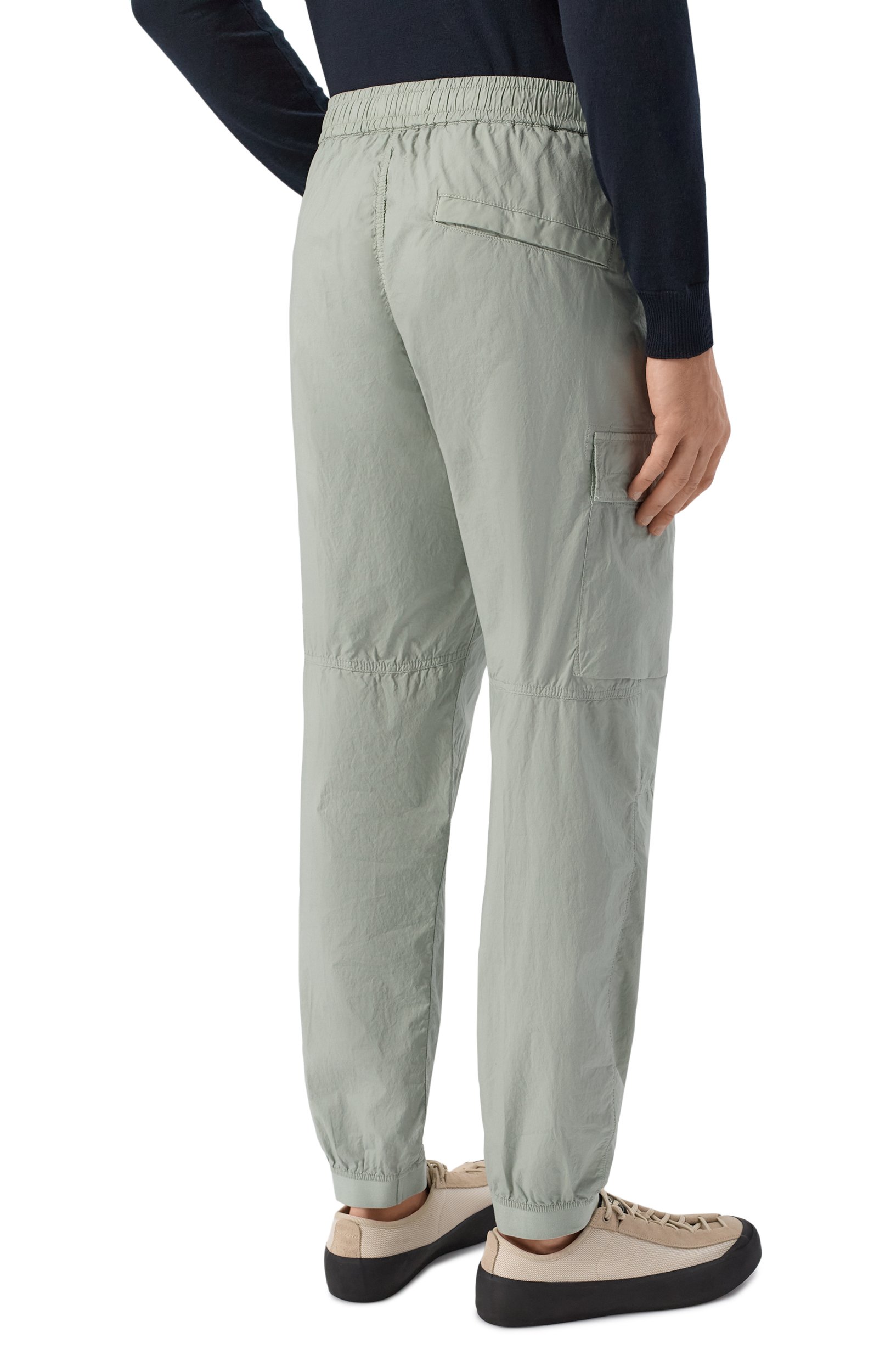 Хлопковые джоггеры STONE ISLAND, арт. L1S153100031/S0003, фото 4