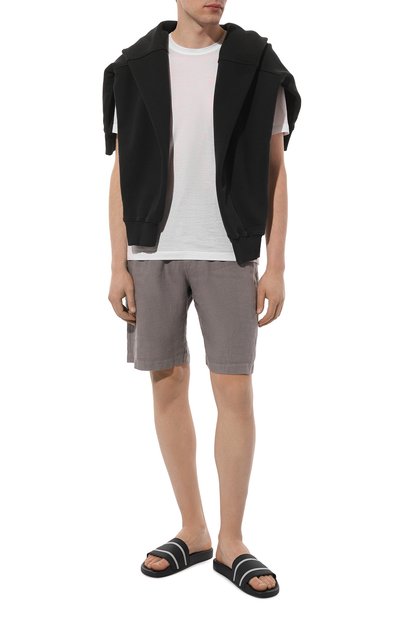 Шлепанцы BRUNELLO CUCINELLI темно-синего цвета по цене 39950 руб., арт. MZUP0SR302, фото 2 Шлепанцы BRUNELLO CUCINELLI, арт. MZUP0SR302, фото 2