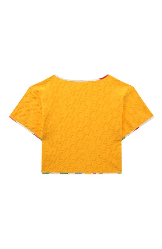 Хлопковая футболка Emilio Pucci Оранжевый, фото 2