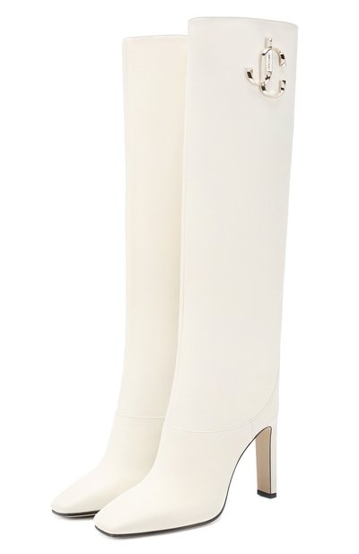 Кожаные сапоги mahesa 100 JIMMY CHOO, арт. MAHESA 100/CLF, фото 1
