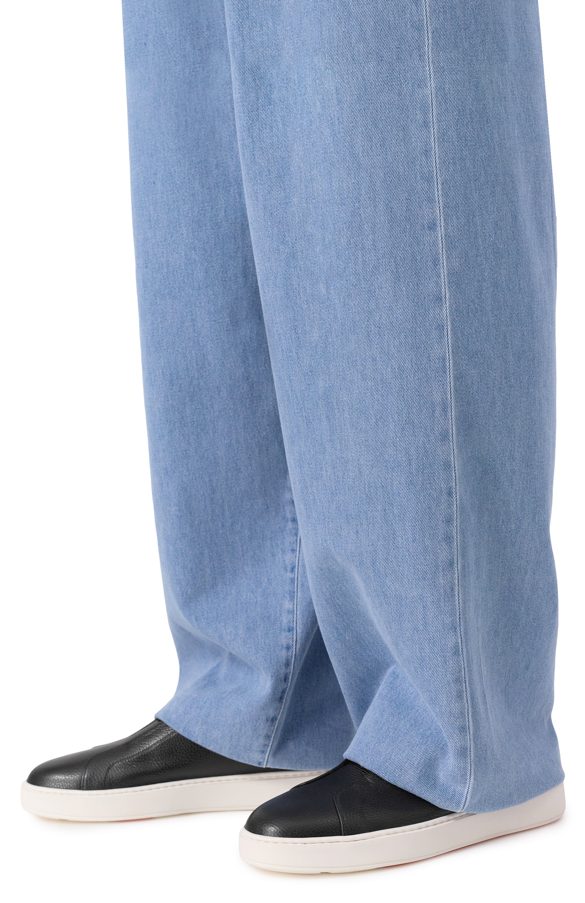 Кожаные кеды cleanic SANTONI, арт. MBCG21995BARTLLD, фото 3