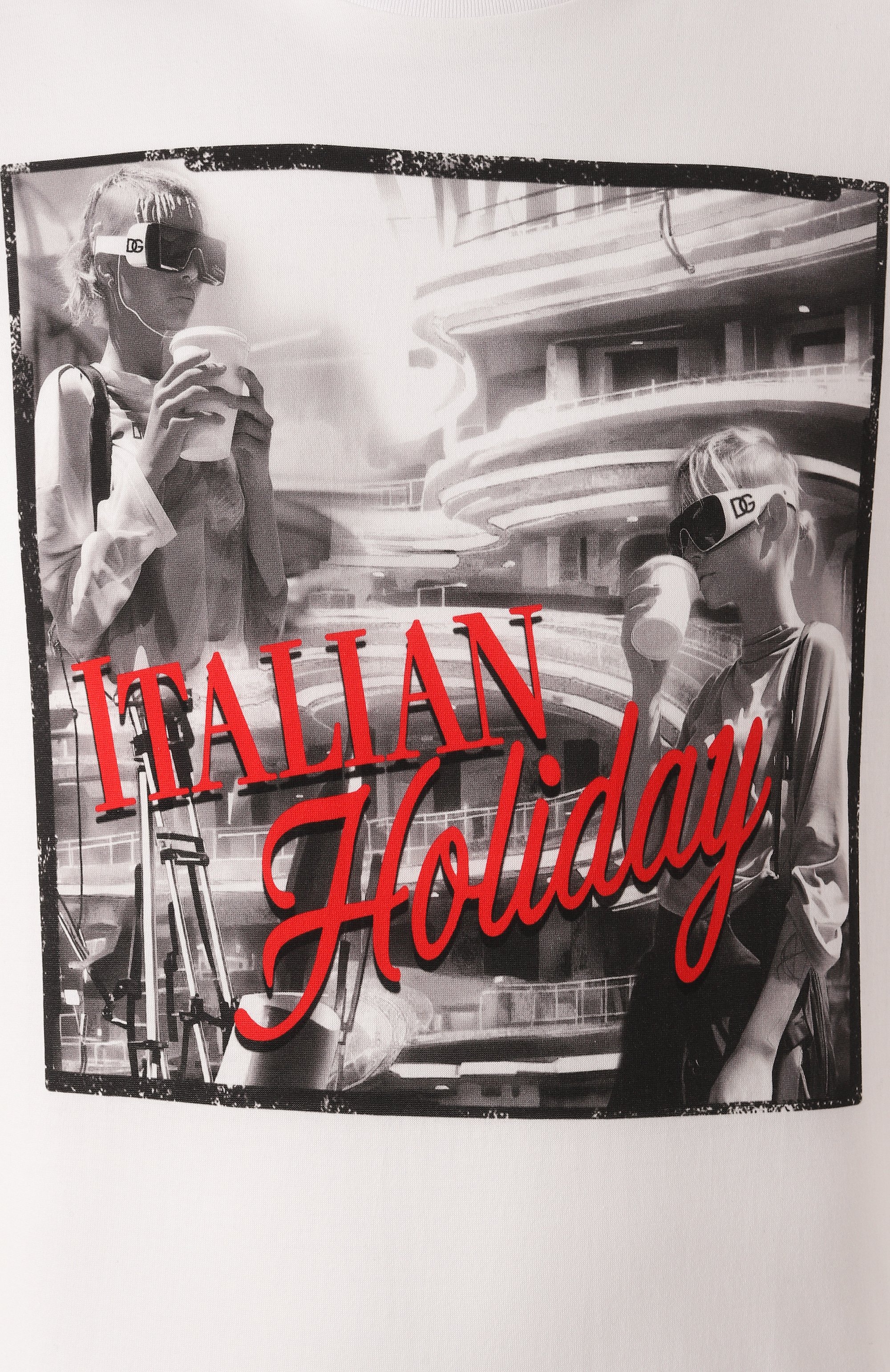 Хлопковая футболка DOLCE & GABBANA, арт. G8PN9T/G704T, фото 6