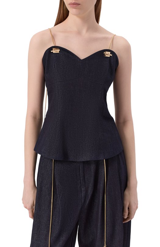 Джинсовый топ Daname 726SS7808D Синий  726SS7808D Фото 3