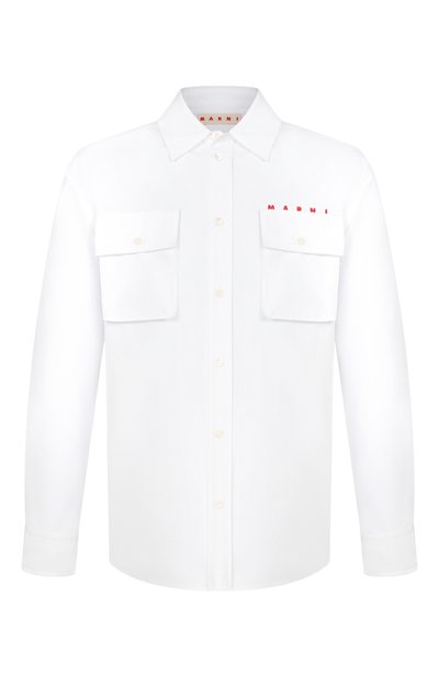 Мужская хлопковая рубашка MARNI, арт. CUMU0371P0/USCT88