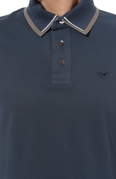Хлопковое поло EMPORIO ARMANI, арт. 6R1F82/1JTKZ, фото 5