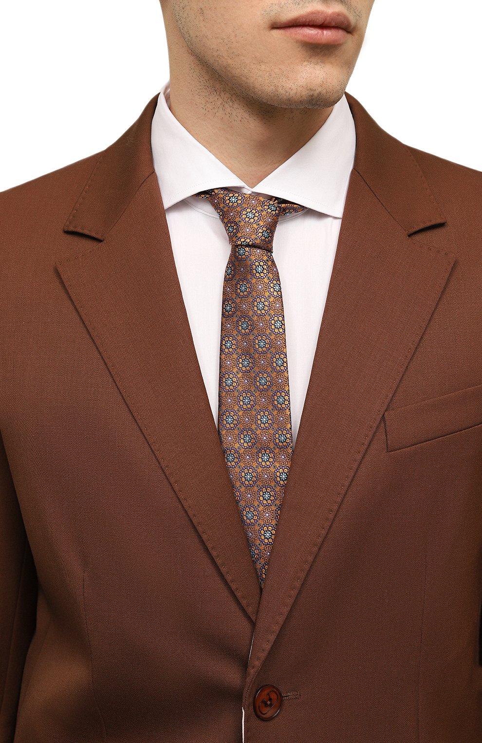 Шелковый галстук CANALI, арт. 18/HJ03659, фото 2