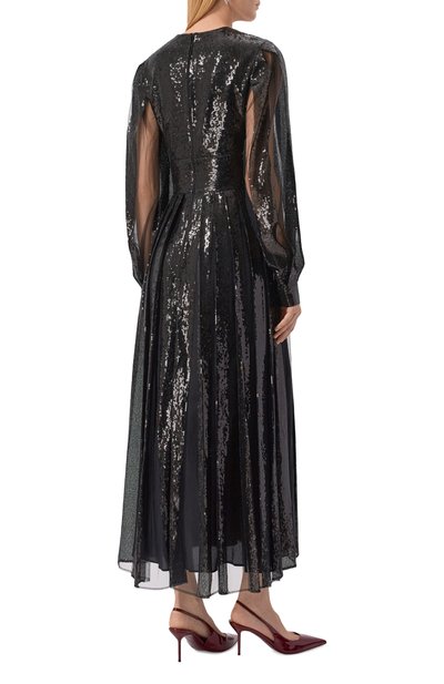 Платье с отделкой пайетками ELIE SAAB черного цвета по цене 429000 руб., арт. D0881NF25/PA011, фото 3 Платье с отделкой пайетками ELIE SAAB, арт. D0881NF25/PA011, фото 3