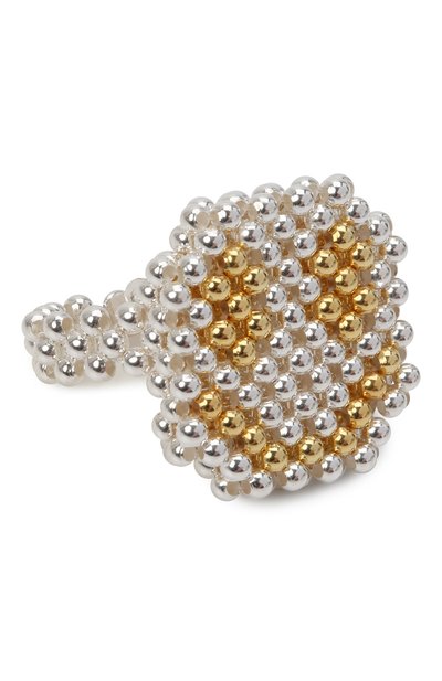 Кольцо смайл HIAYNDERFYT серебряного цвета по цене 10350 руб., арт. 1-1SLVRSMLGLD, фото 1 Кольцо смайл HIAYNDERFYT, арт. 1-1SLVRSMLGLD, фото 1