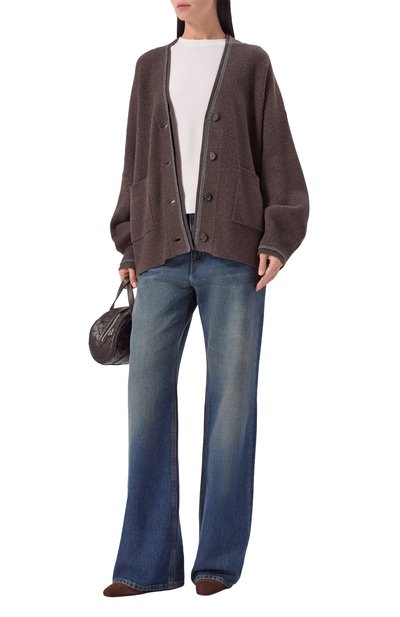 Кардиган из шерсти и кашемира BRUNELLO CUCINELLI, арт. M16222716, фото 2