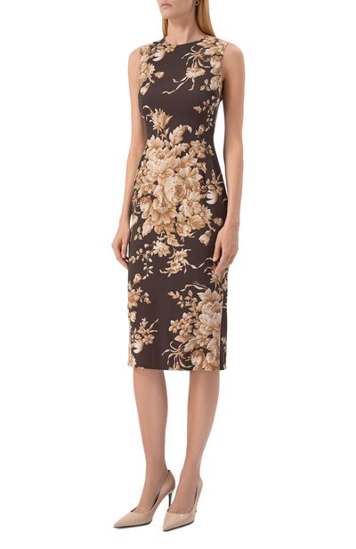 Шелковое платье DOLCE & GABBANA, арт. F6GAST/FSA7Y, фото 3