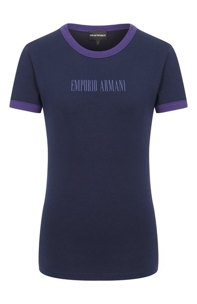 Женская хлопковая футболка EMPORIO ARMANI, арт. EW004968/AF12571