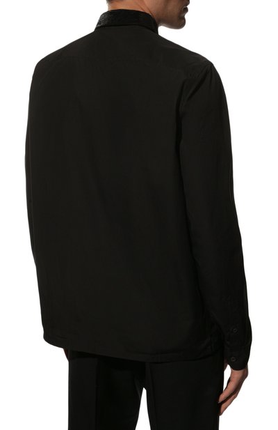 Хлопковая рубашка PRADA, арт. UCN412-1LZC-F0002-221, фото 4