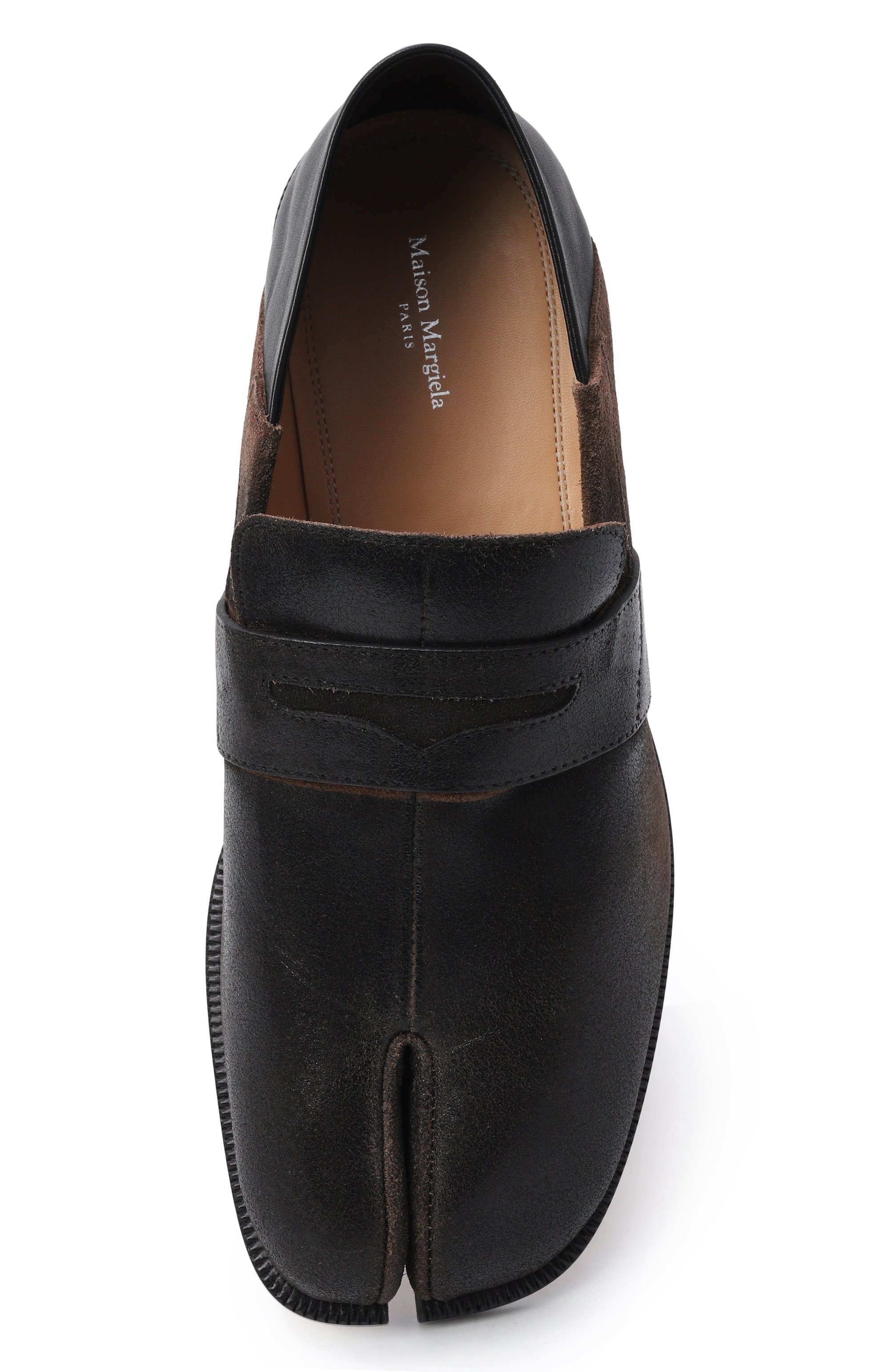 Замшевые пенни-лоферы tabi city MAISON MARGIELA, арт. S39WR0021/P7549, фото 6