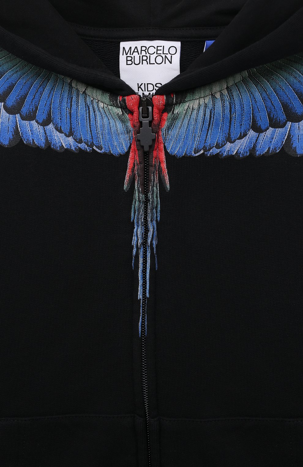 Хлопковая толстовка MARCELO BURLON KIDS OF MILAN, арт. CBBE001S22FLE003, фото 3