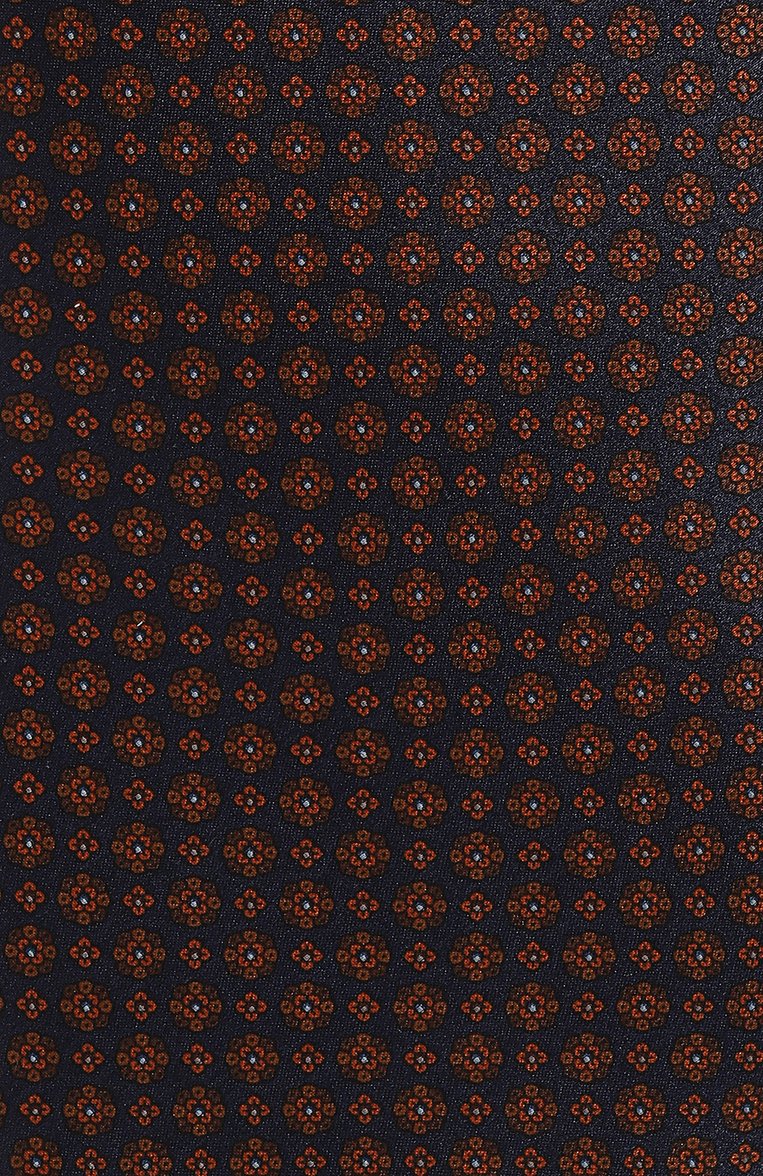 Мужской шелковый галстук STEFANO RICCI коричневого цвета, арт. CX/49016 | Фото 4 (Принт: С принтом; Материал: Текстиль, Шелк; Материал сплава: Проставлено; Нос: Не проставлено)