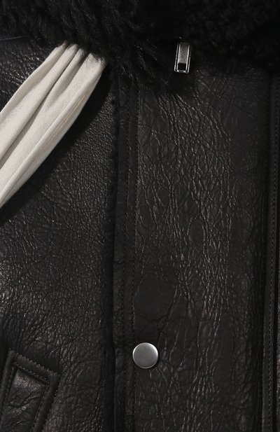 Дубленка на меховой подкладке с капюшоном RICK OWENS, арт. RP18F4729/LC0M2, фото 5