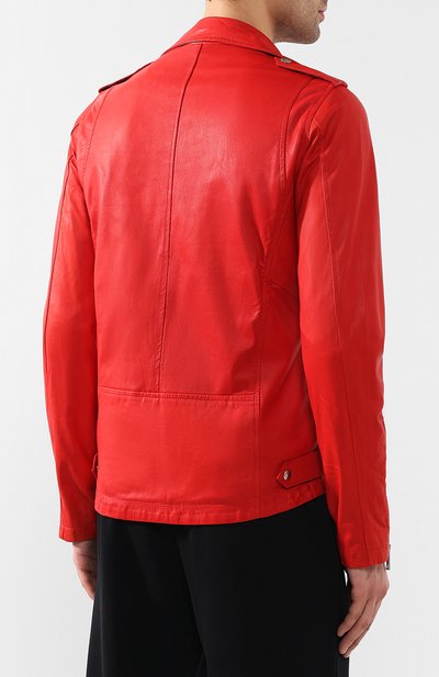 Кожаная косуха GIORGIO BRATO, арт. GU19S7206PMP, фото 4