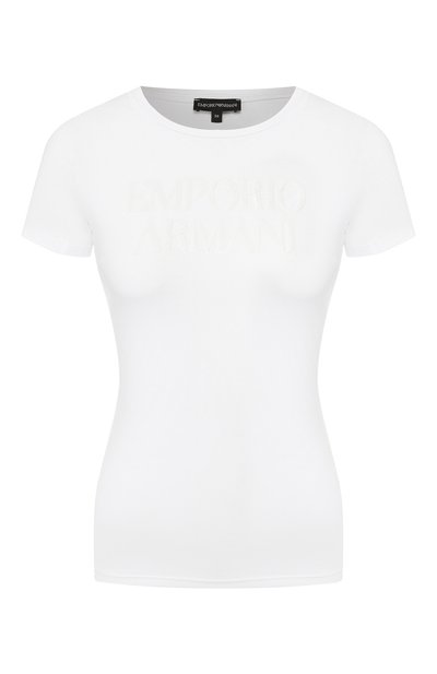 Женская хлопковая футболка EMPORIO ARMANI, арт. 3G2T86/2JQAZ