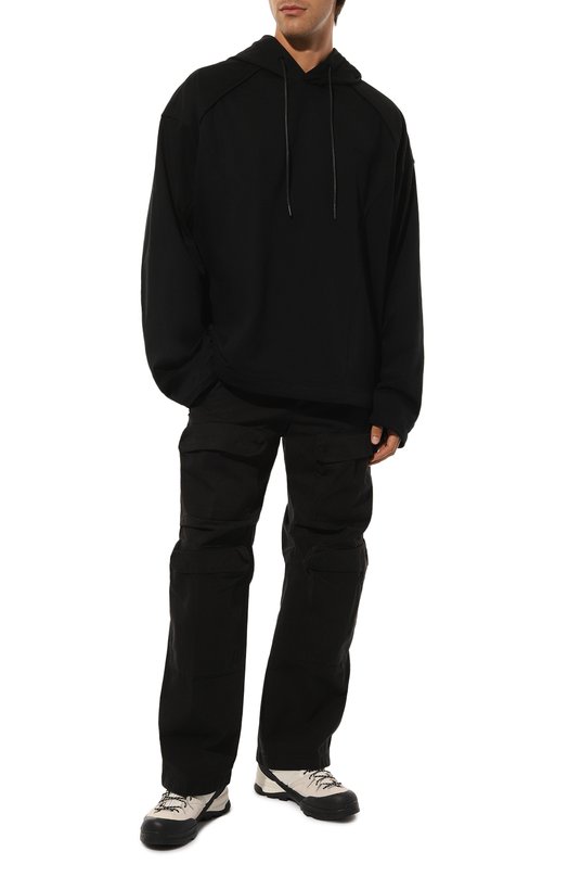 Хлопковое худи Juun.J JC4X41P53 Чёрный  JC4X41P53 Фото 2