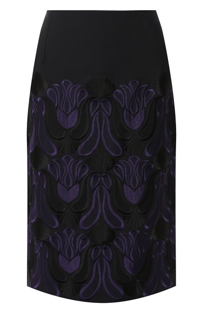 Женская юбка из смеси хлопка и шерсти DRIES VAN NOTEN, арт. 192-30802-8285