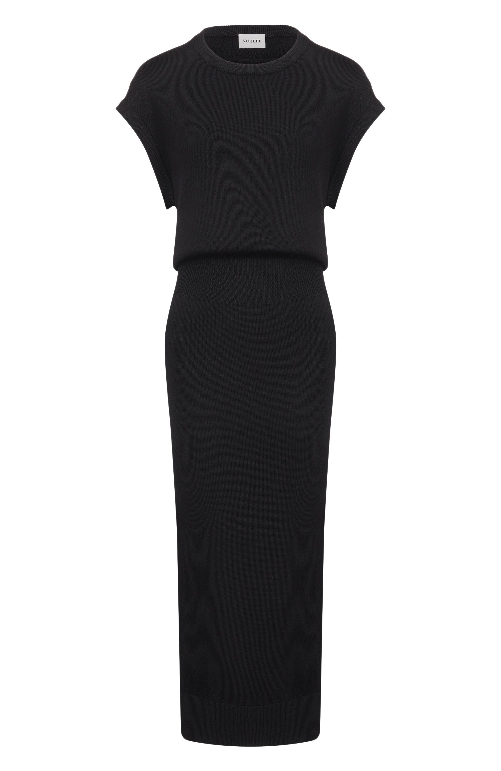 Шерстяное платье YUZEFI, арт. ZIBA-DRAPE BACK DRESS, фото 1
