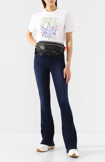Хлопковая футболка KENZO белого цвета по цене 27600 руб., арт. F962TS950939, фото 2 Хлопковая футболка KENZO, арт. F962TS950939, фото 2
