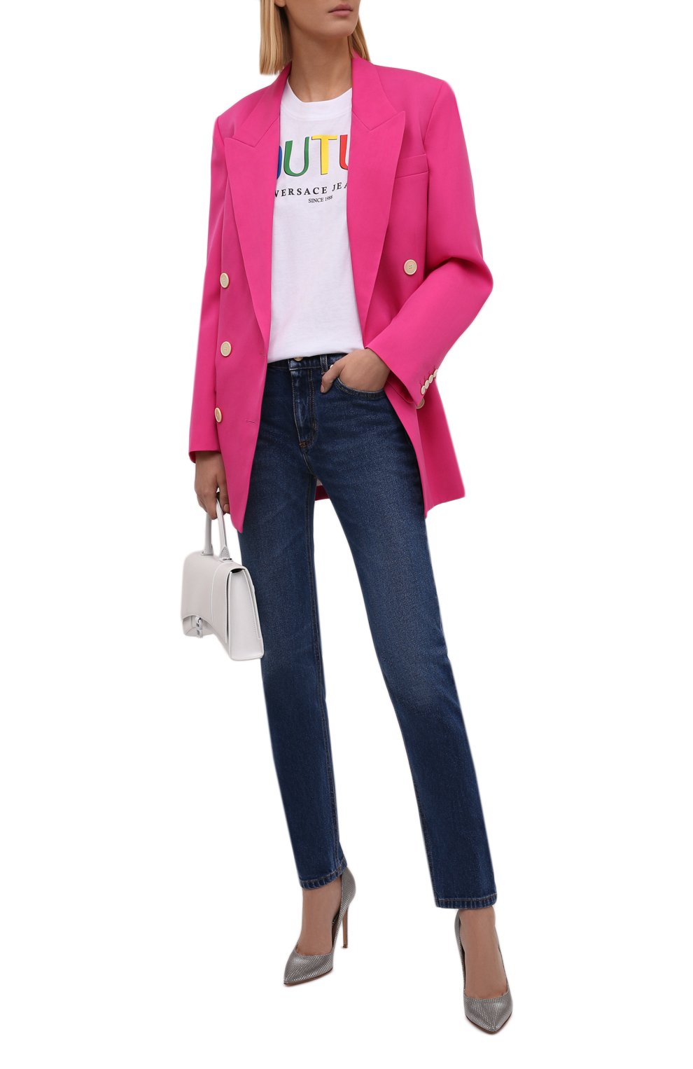 Джинсы VERSACE JEANS COUTURE, арт. 71HAB5S2-71DP501 C SLIM ST STENCIL VJC D STR/DW009, фото 2