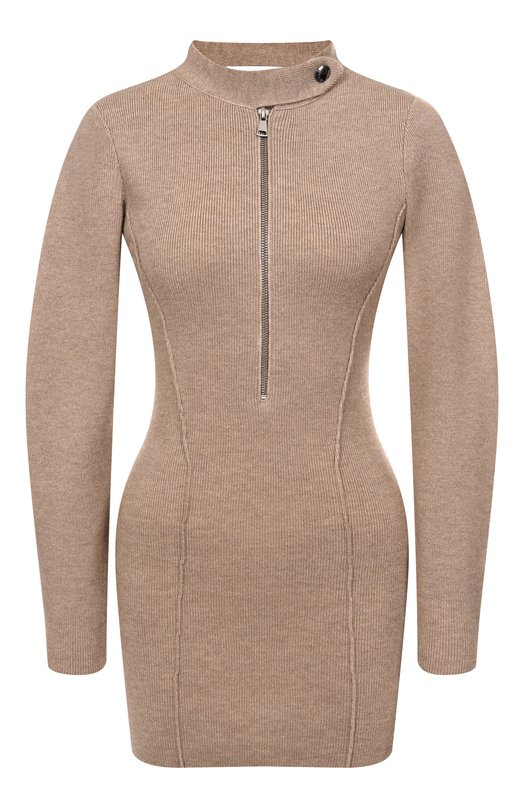 Платье из шерсти и кашемира Aya Muse AMFW2506 Бежевый AMFW2506