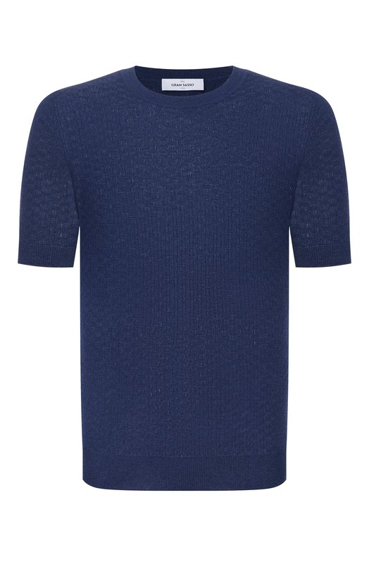 Джемпер изо льна и хлопка Gran Sasso 57169/18668 Синий 57169/18668