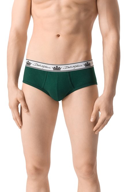 Мужские хлопковые брифы DOLCE & GABBANA, арт. M3B82J/0NR55