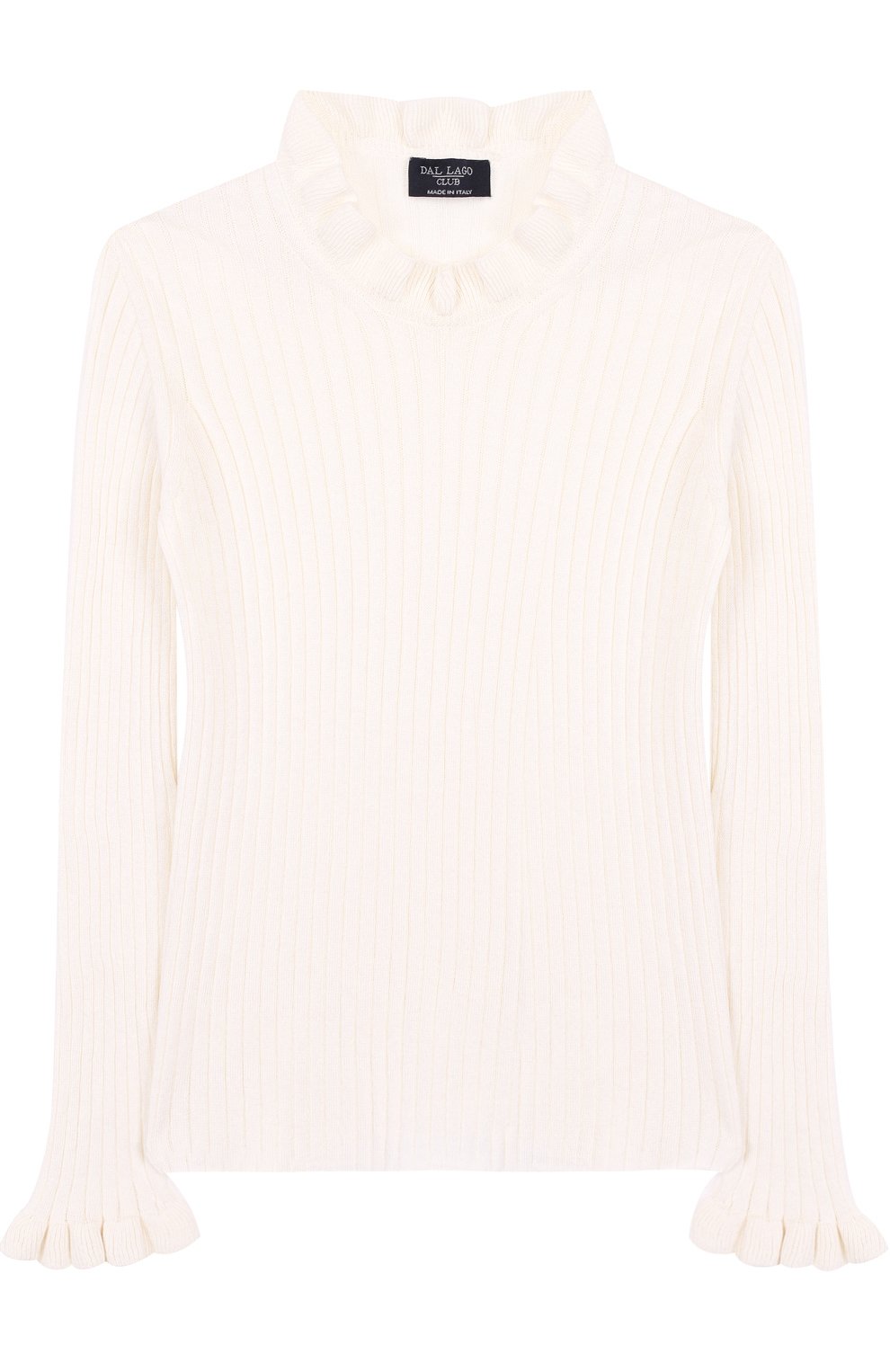 Пуловер из смеси хлопка и кашемира фактурной вязки DAL LAGO, арт. R505/2925/7-XS, фото 1