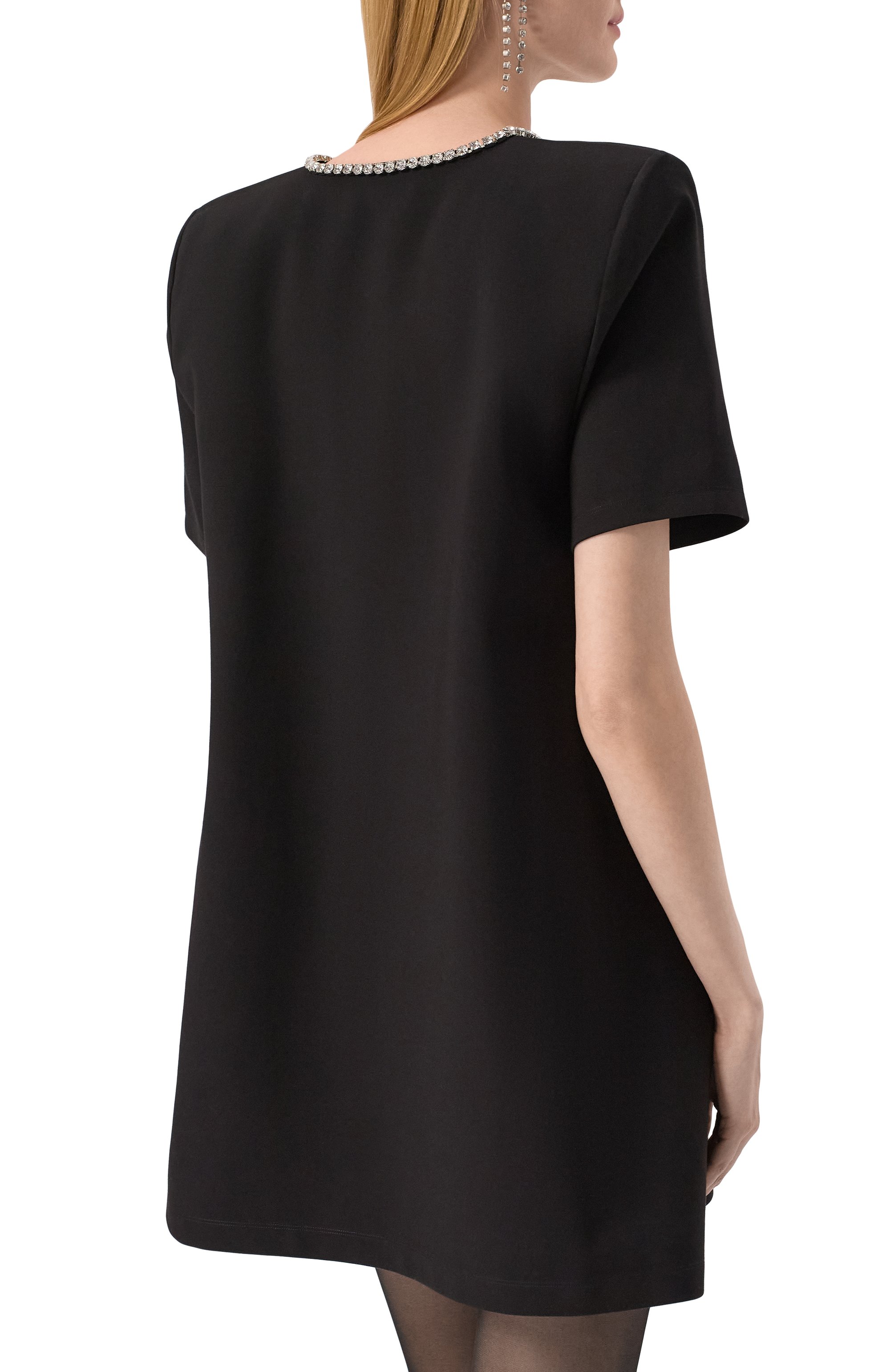 Платье с отделкой стразами AREA, арт. 0000D03184, фото 4