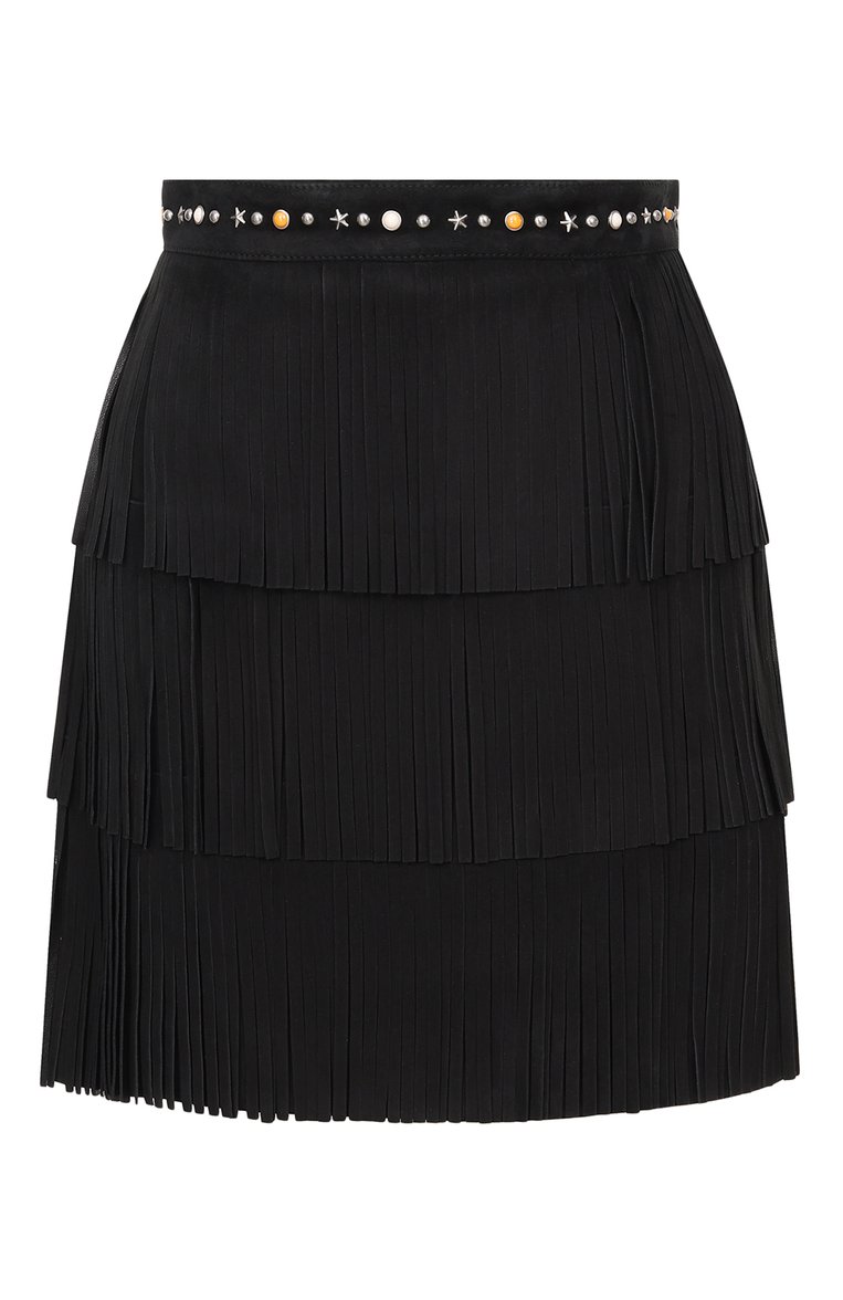 Замшевая юбка MIU MIU, арт. MPD546-916-F0002, фото 1