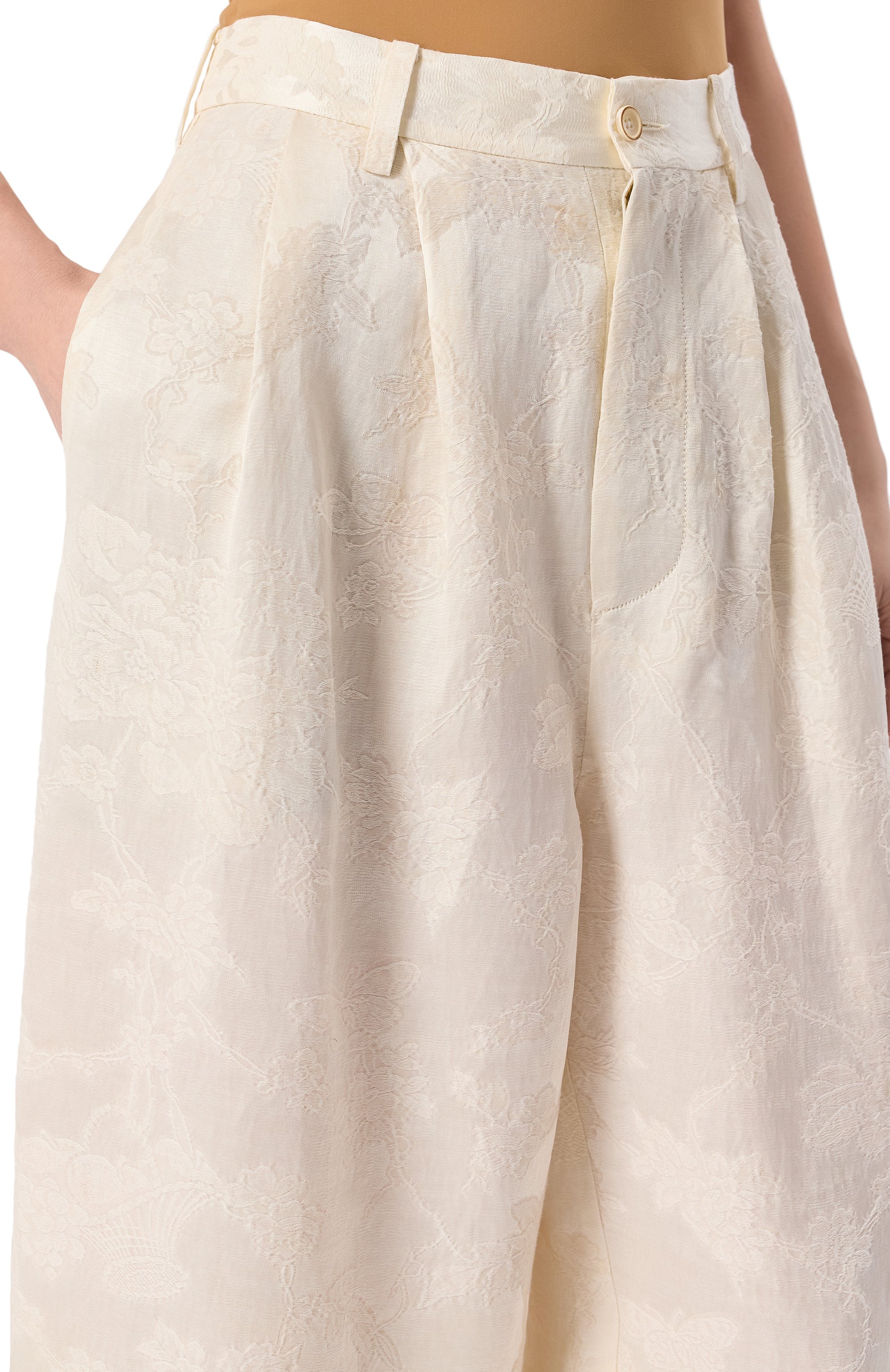 Брюки изо льна и вискозы UMA WANG, арт. UM3513, фото 5