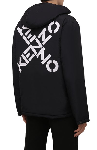 Двусторонняя куртка kenzo sport KENZO черного цвета по цене 66050 руб., арт. FB650U5851NH, фото 4 Двусторонняя куртка kenzo sport KENZO, арт. FB650U5851NH, фото 4