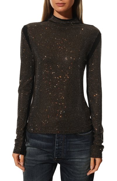 Топ с отделкой стразами PATRIZIA PEPE, арт. 2M4265_J081, фото 3