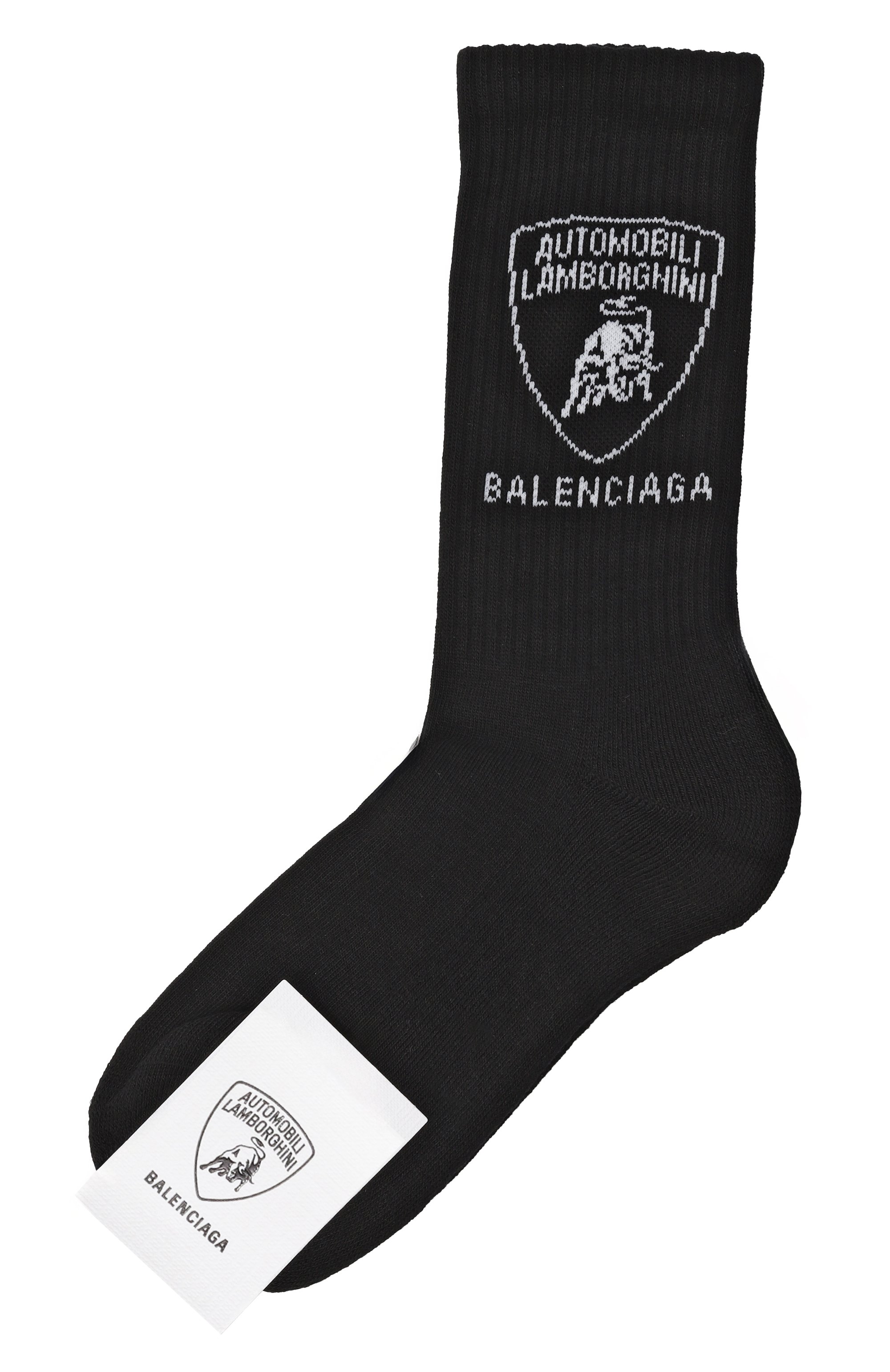 Хлопковые носки balenciaga x automobili lamborghini BALENCIAGA, арт. 835506/4F1B5, фото 1